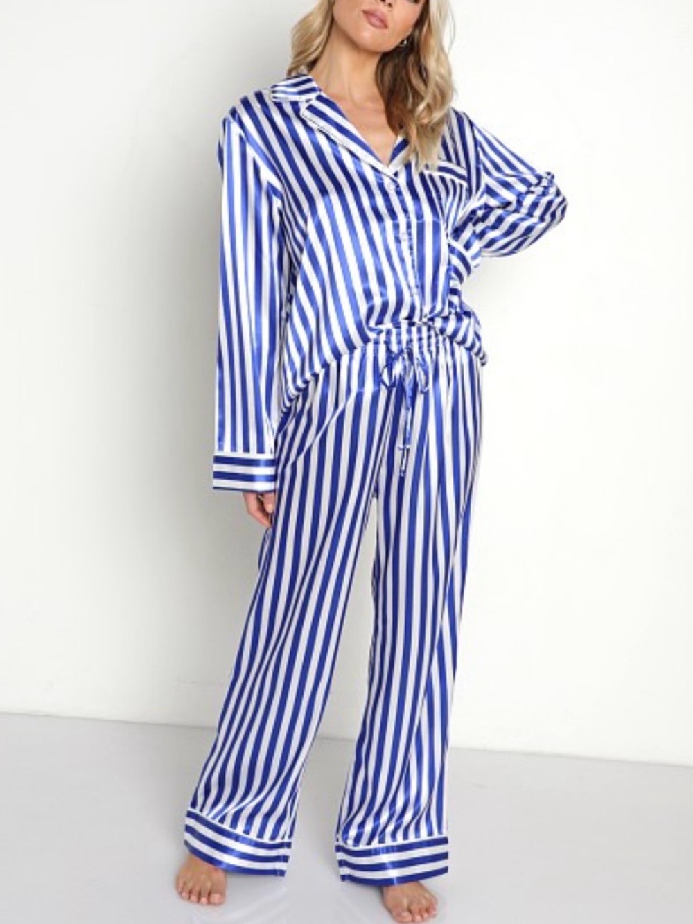 Show Me Your Mumu
Classic PJ Bottoms Blue Striped